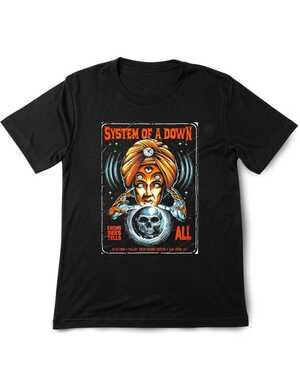 System Of A Down Printed Tee Shirt